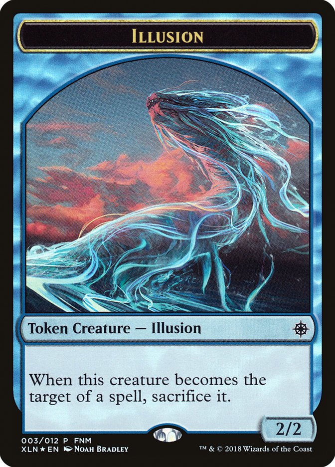 Illusion // Saproling Double-sided Token [Friday Night Magic 2018] | Game Haven TX