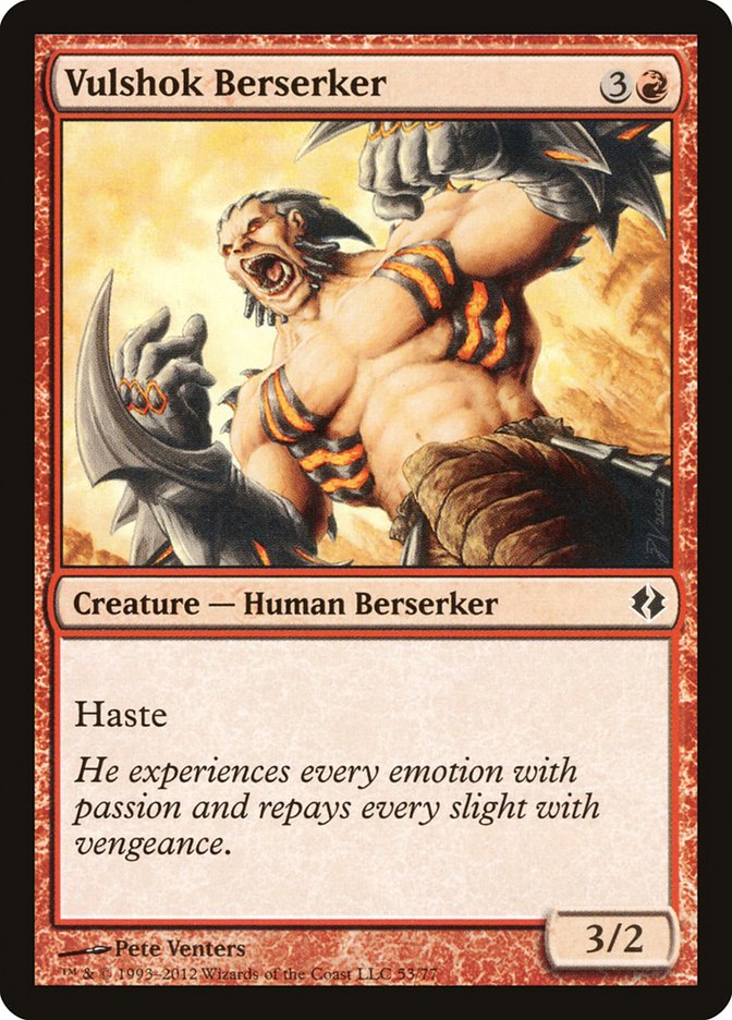 Vulshok Berserker [Duel Decks: Venser vs. Koth] | Game Haven TX
