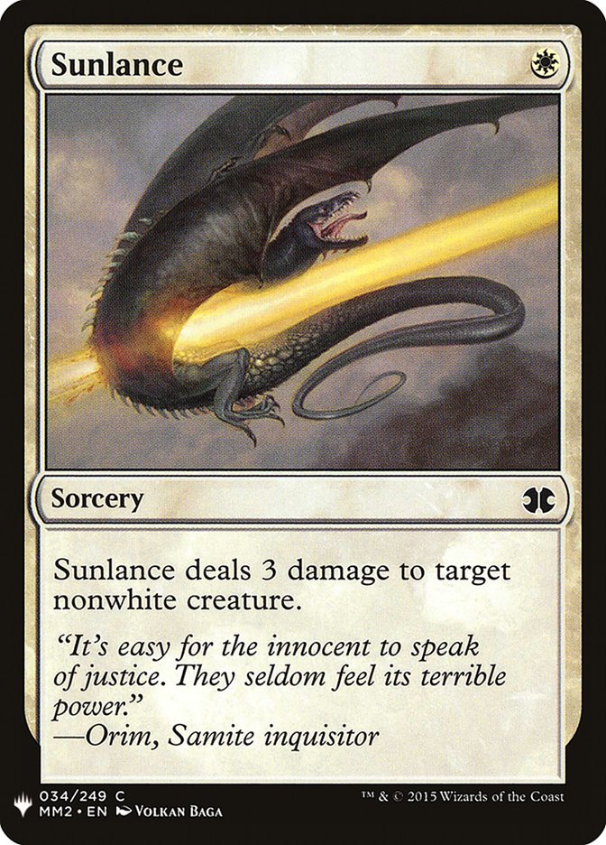 Sunlance [Mystery Booster] | Game Haven TX