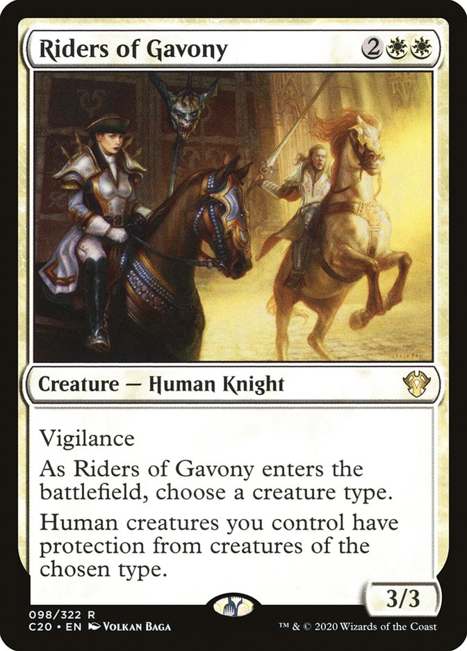 Riders of Gavony [Commander 2020] | Game Haven TX