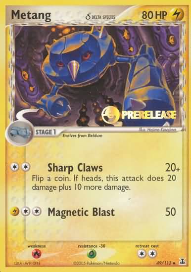 Metang (49/113) (Delta Species) (Prerelease Promo) [EX: Delta Species] | Game Haven TX
