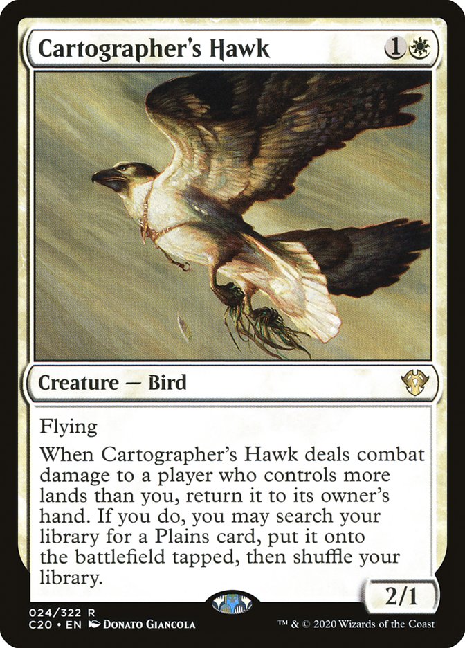 Cartographer's Hawk [Commander 2020] | Game Haven TX
