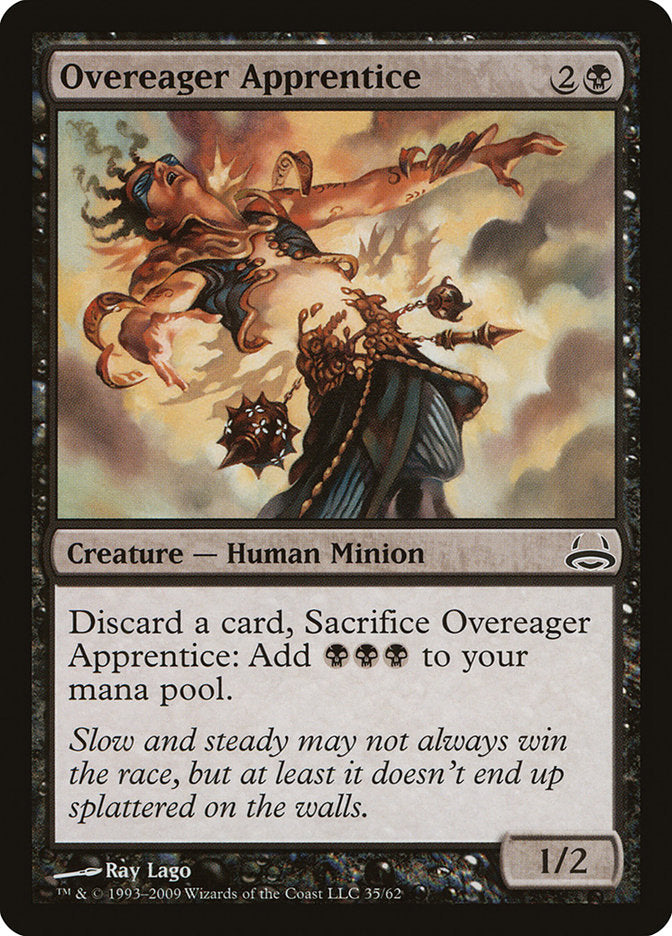 Overeager Apprentice [Duel Decks: Divine vs. Demonic] | Game Haven TX