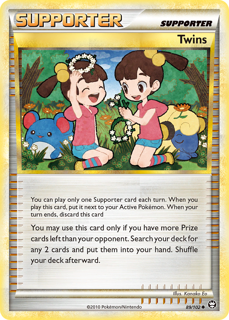 Twins (89/102) [HeartGold & SoulSilver: Triumphant] | Game Haven TX
