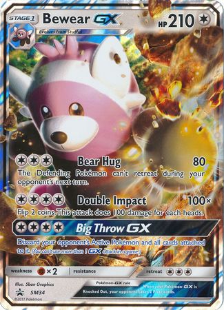 Bewear GX (SM34) (Jumbo Card) [Sun & Moon: Black Star Promos] | Game Haven TX