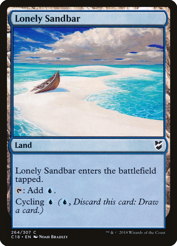 Lonely Sandbar [Commander 2018] | Game Haven TX
