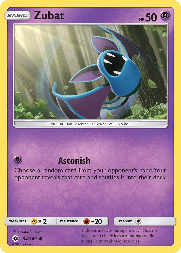 Zubat (54/149) [Sun & Moon: Base Set] | Game Haven TX