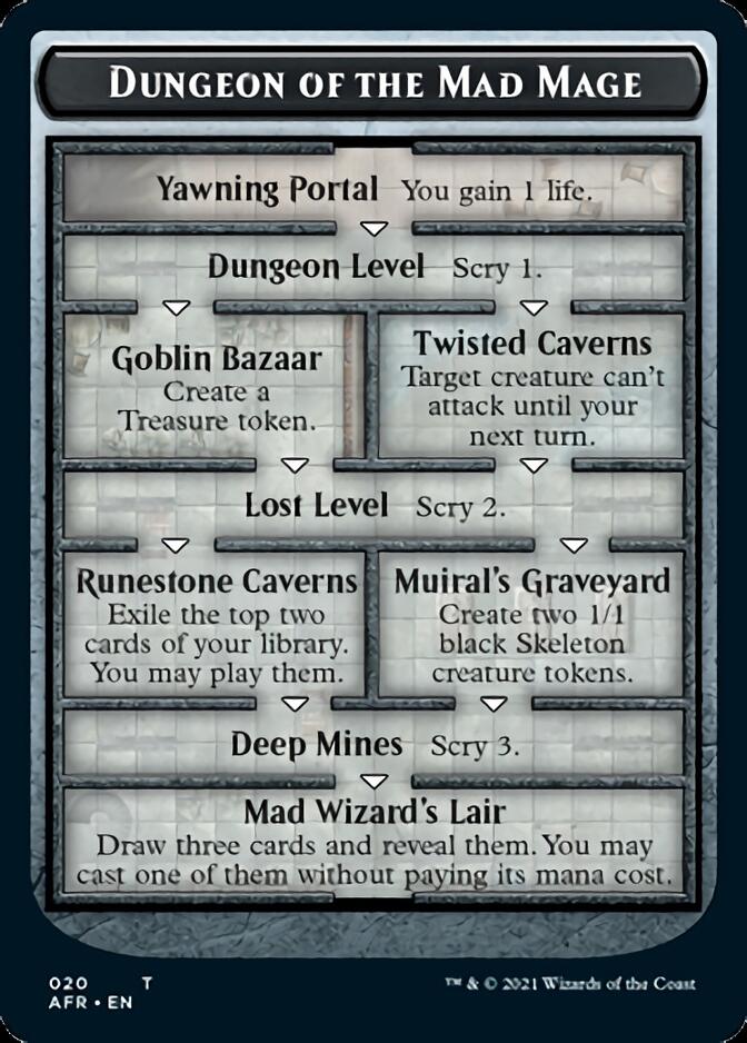 Dungeon of the Mad Mage // Lost Mine of Phandelver Double-sided Token [Dungeons & Dragons: Adventures in the Forgotten Realms Tokens] | Game Haven TX