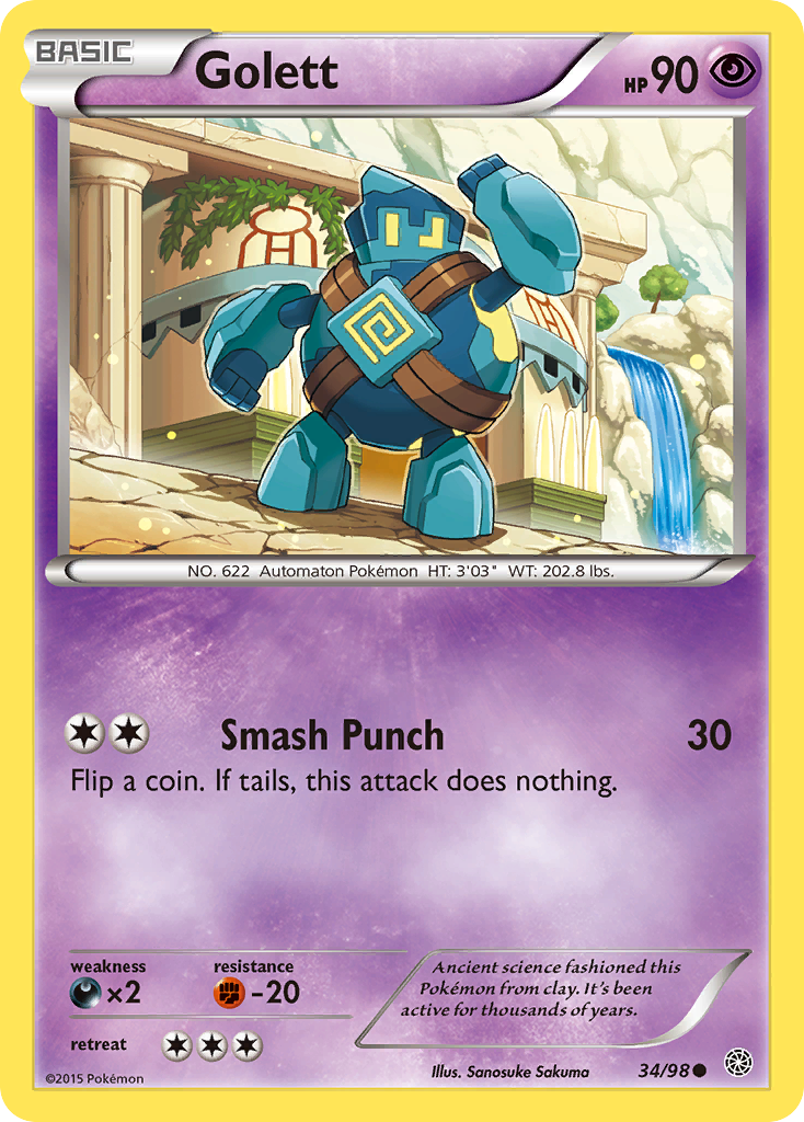Golett (34/98) [XY: Ancient Origins] | Game Haven TX