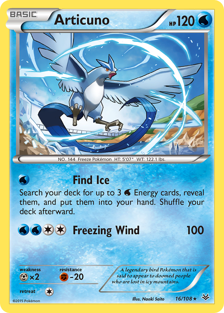 Articuno (16/108) [XY: Roaring Skies] | Game Haven TX