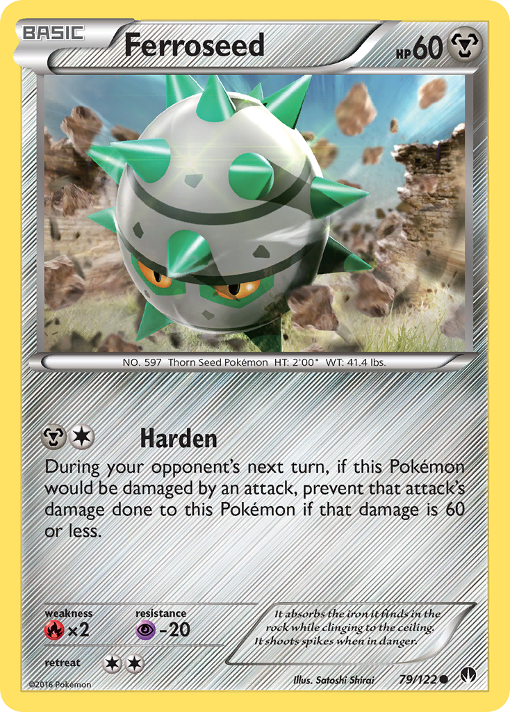 Ferroseed (79/122) [XY: BREAKpoint] | Game Haven TX