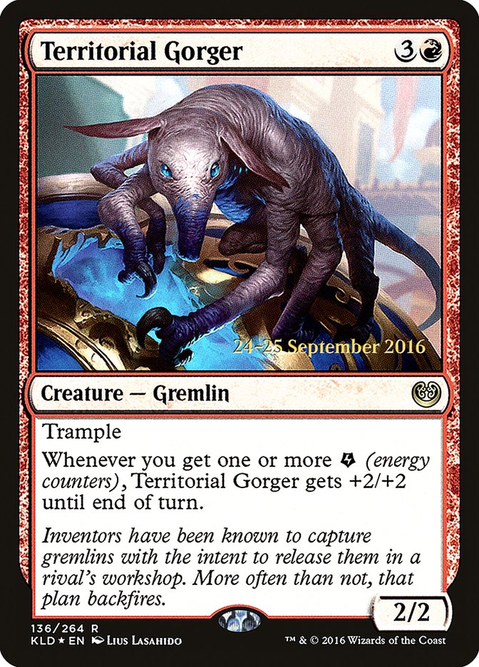 Territorial Gorger [Kaladesh Promos] | Game Haven TX