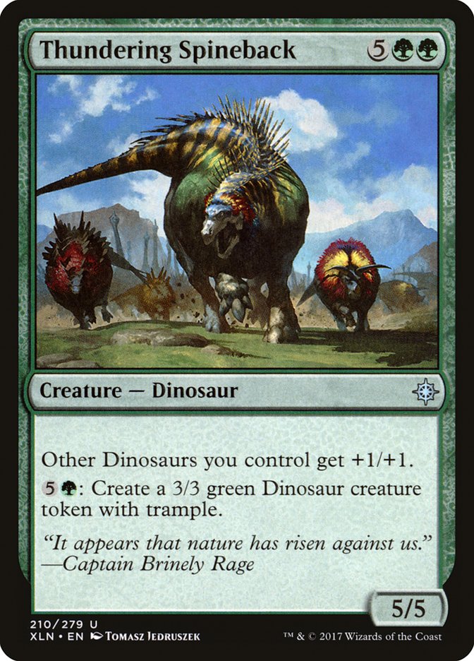 Thundering Spineback [Ixalan] | Game Haven TX