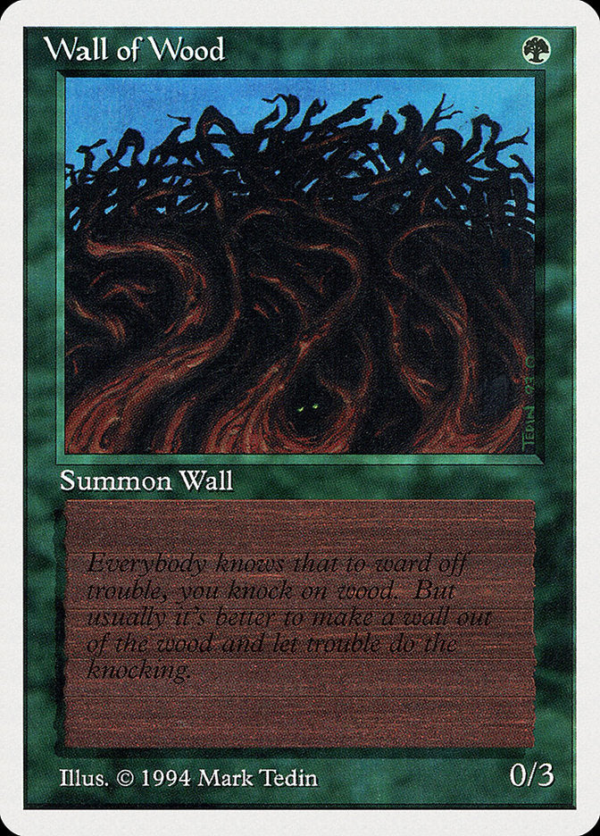 Wall of Wood [Summer Magic / Edgar] | Game Haven TX