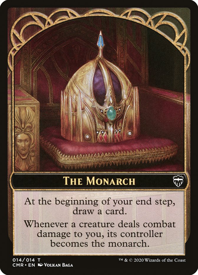 The Monarch Token [Commander Legends Tokens] | Game Haven TX