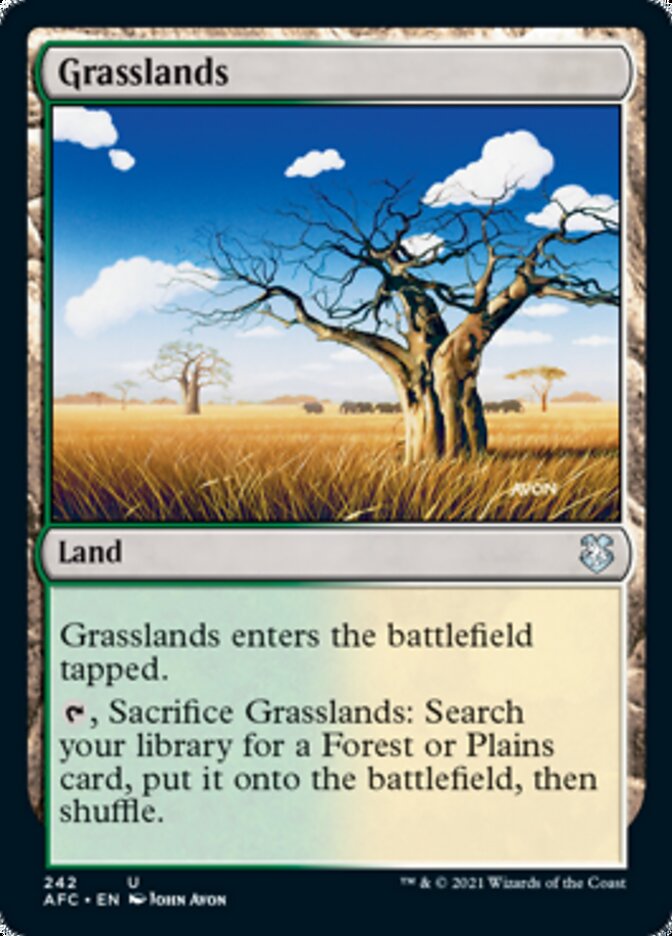 Grasslands [Dungeons & Dragons: Adventures in the Forgotten Realms Commander] | Game Haven TX