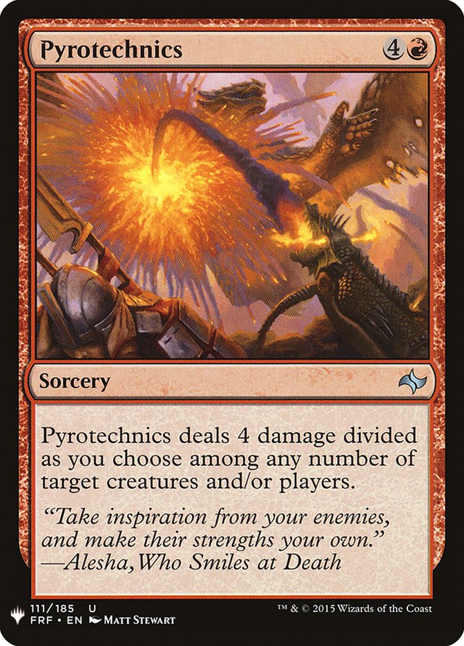 Pyrotechnics [Mystery Booster] | Game Haven TX