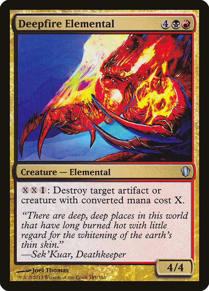 Deepfire Elemental [Commander 2013] | Game Haven TX