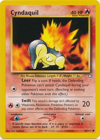 Cyndaquil (56/111) [Neo Genesis Unlimited] | Game Haven TX