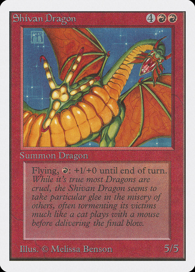 Shivan Dragon [Unlimited Edition] | Game Haven TX
