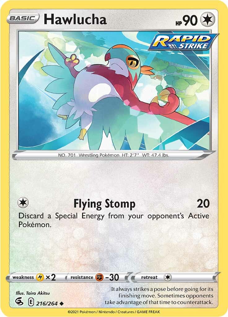 Hawlucha (216/264) [Sword & Shield: Fusion Strike] | Game Haven TX