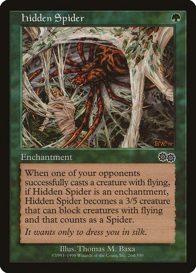 Hidden Spider [Urza's Saga] | Game Haven TX