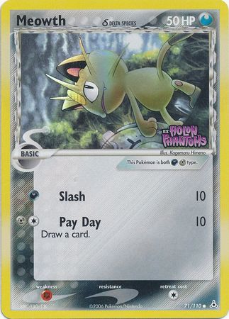 Meowth (71/110) (Delta Species) (Stamped) [EX: Holon Phantoms] | Game Haven TX