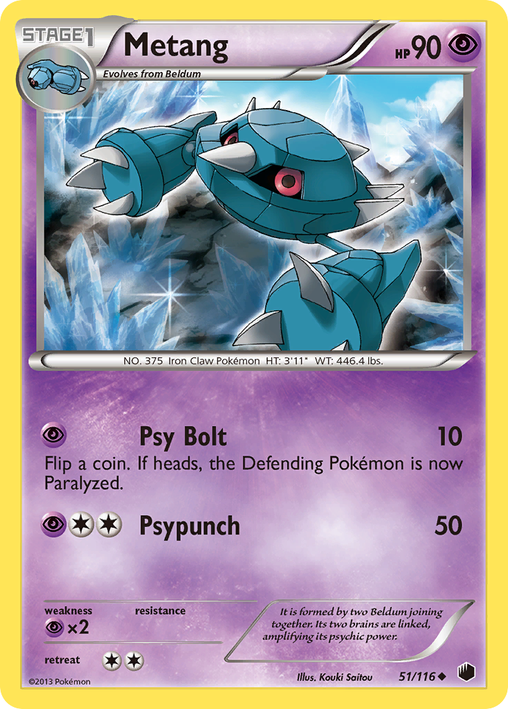 Metang (51/116) [Black & White: Plasma Freeze] | Game Haven TX