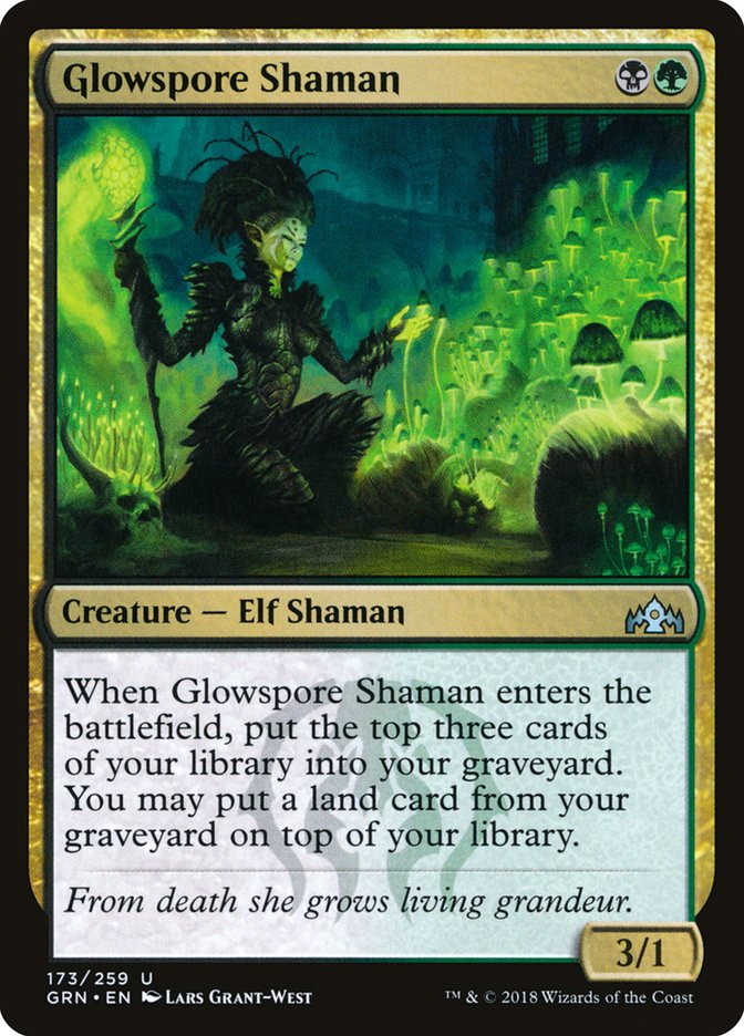 Glowspore Shaman [Guilds of Ravnica] | Game Haven TX