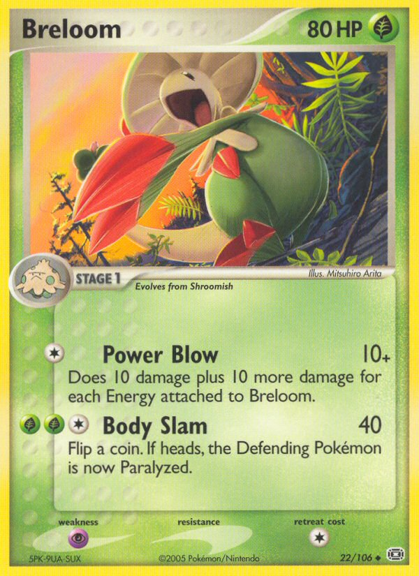 Breloom (22/106) [EX: Emerald] | Game Haven TX