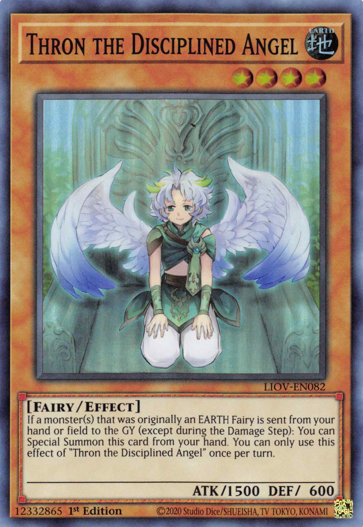 Thron the Disciplined Angel [LIOV-EN082] Super Rare | Game Haven TX