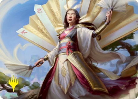 Imperial Subduer Art Card (Gold-Stamped Signature) [Kamigawa: Neon Dynasty Art Series] | Game Haven TX