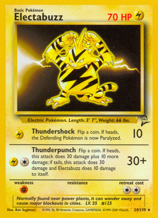 Electabuzz (24/130) [Base Set 2] | Game Haven TX