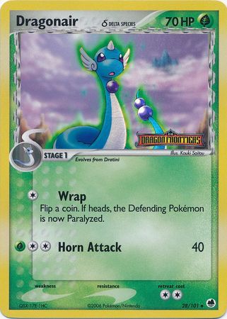 Dragonair (28/101) (Delta Species) (Stamped) [EX: Dragon Frontiers] | Game Haven TX