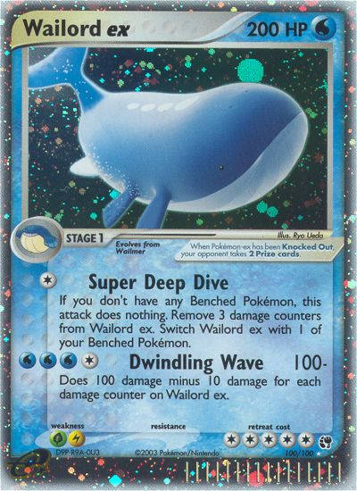 Wailord ex (100/100) [EX: Sandstorm] | Game Haven TX