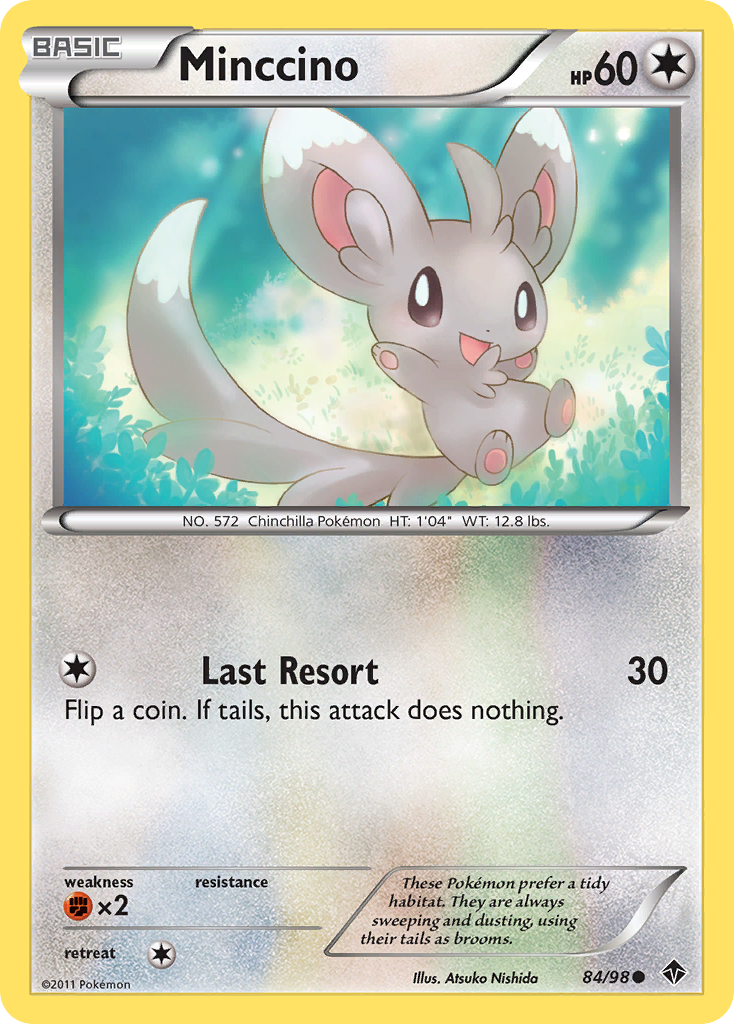 Minccino (84/98) [Black & White: Emerging Powers] | Game Haven TX