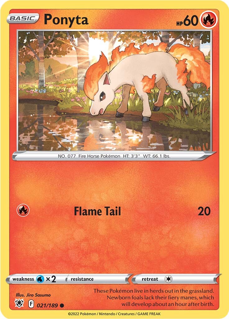 Ponyta (021/189) [Sword & Shield: Astral Radiance] | Game Haven TX