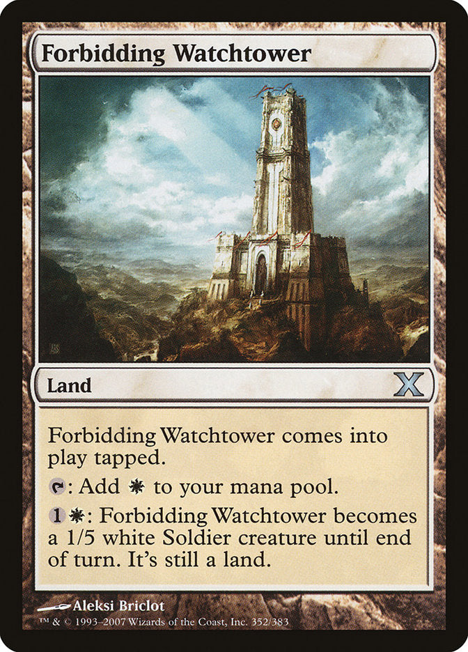Forbidding Watchtower [Tenth Edition] | Game Haven TX