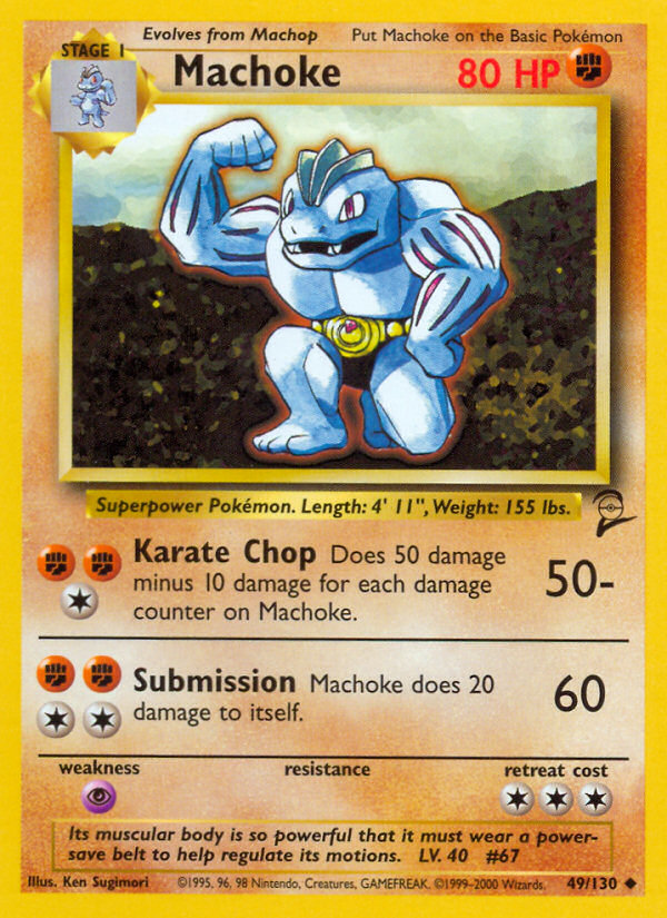 Machoke (49/130) [Base Set 2] | Game Haven TX