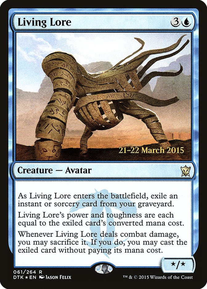 Living Lore  [Dragons of Tarkir Prerelease Promos] | Game Haven TX