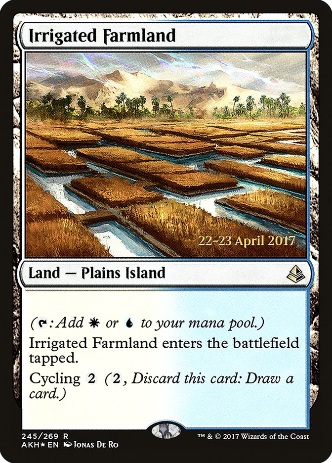 Irrigated Farmland  [Amonkhet Prerelease Promos] | Game Haven TX