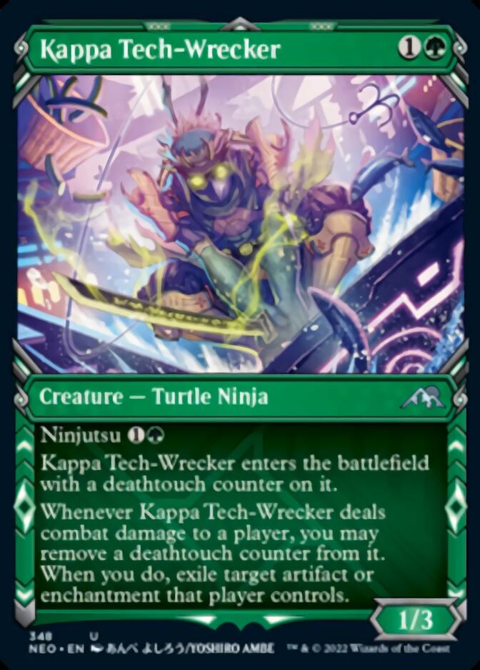 Kappa Tech-Wrecker (Showcase Ninja) [Kamigawa: Neon Dynasty] | Game Haven TX