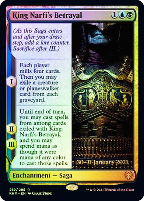 King Narfi's Betrayal  [Kaldheim Prerelease Promos] | Game Haven TX