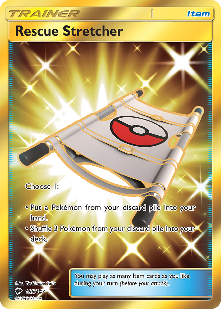 Rescue Stretcher (165/147) [Sun & Moon: Burning Shadows] | Game Haven TX