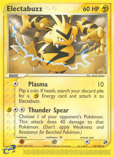 Electabuzz (35/100) [EX: Sandstorm] | Game Haven TX