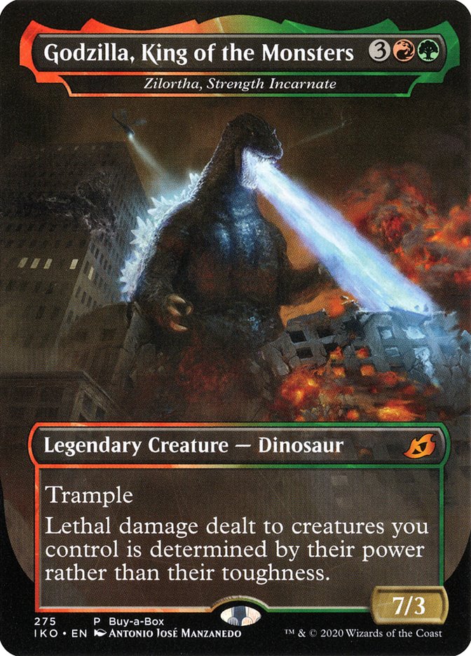 Godzilla, King of the Monsters - Zilortha, Strength Incarnate [Ikoria: Lair of Behemoths] | Game Haven TX