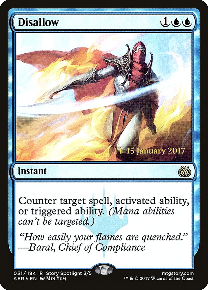 Disallow [Aether Revolt Promos] | Game Haven TX