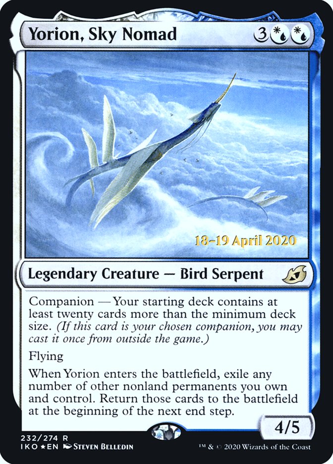 Yorion, Sky Nomad [Ikoria: Lair of Behemoths Promos] | Game Haven TX