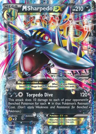 M Sharpedo EX (XY200) (Jumbo Card) [XY: Black Star Promos] | Game Haven TX