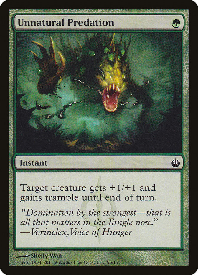 Unnatural Predation [Mirrodin Besieged] | Game Haven TX